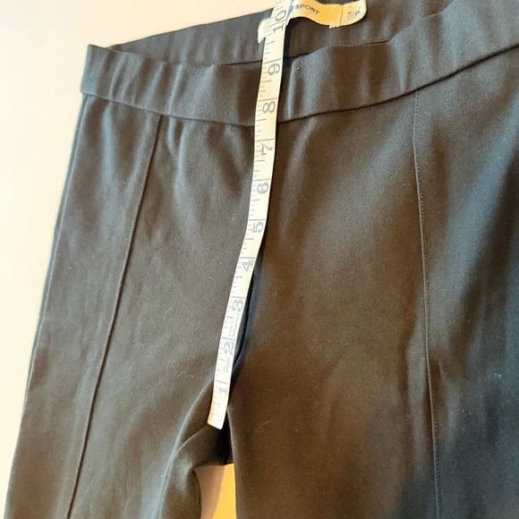 Tory Burch Tory Sport Retroknit Slim Track Pant black, pull up, size S